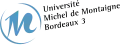Logo de l’université Michel-de-Montaigne-Bordeaux-III jusqu’en mars 2014.