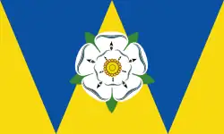 Drapeau de Yorkshire de l'Ouest