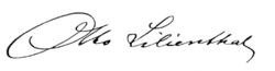 signature d'Otto Lilienthal