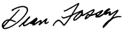 Signature de Dian Fossey