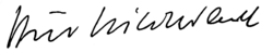 signature de Dieter Hildebrandt