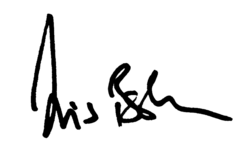 signature d'Iris Berben