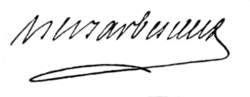 signature de Louis-François-Marie Le Tellier de Barbezieux