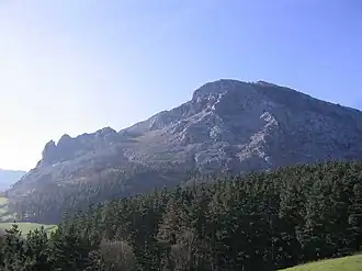 Le mont Untzillatx.