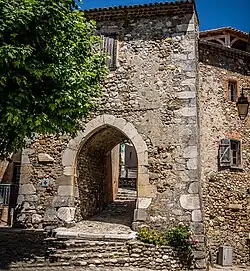L'entrée du château.