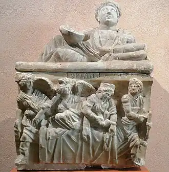 Urne funéraire. Marbre. Chiusi IIe&nbsp;siècle