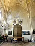 1re&nbsp;travée, élévation ouest.