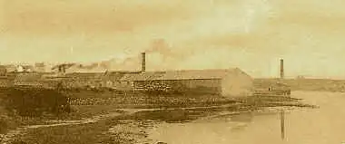 L'usine d'iode de Poulconq vers 1900.