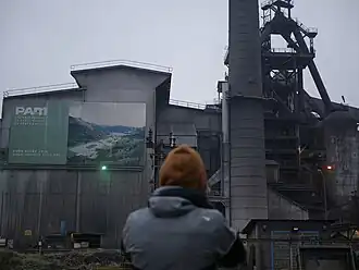 Vue globale de l'usine.