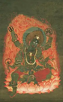 Ususama Myoo. H. env.60 cm. XIe&nbsp;siècle(?)