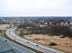 Huddingevägen vue du Rica Talk Hotel, 2008.