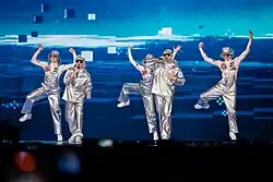 Description de l'image VÆB at ESC2025 for Iceland 14.jpg.