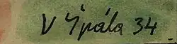signature de Václav Špála
