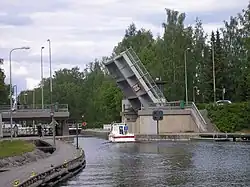 Le canal de Vääksy.
