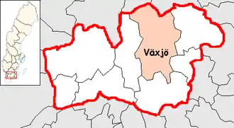 Localisation de Växjö