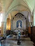 Bas-côté sud, 5e&nbsp;travée, chapelle de la Vierge.