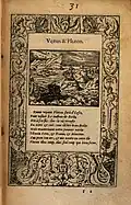 Vénus et Pluton, gravure de Bernard Salomon publiée dans la Métamorphose d'Ovide figurée par Jean de Tournes dans l'édition de 1564.