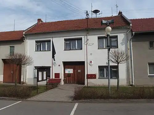Víceměřice : la mairie.
