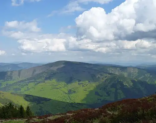 Mont Lysá hora (1&nbsp;324&nbsp;m).