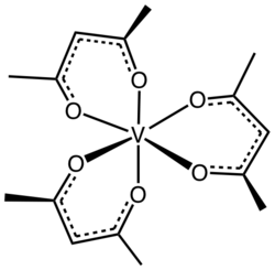Acétylacétonate de vanadium(III).