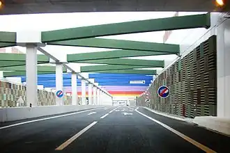 Entre les tunnels de Soares dos Reis et l'Avenida da República, à Mafamude