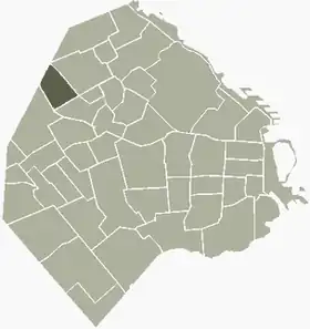 Localisation de Villa Pueyrredón