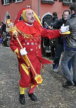 Marotte au Carnaval de Markdorf, 2014.