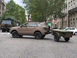 VT4 avec remorque.