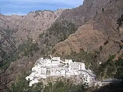 Sanctuaire de Vaishno Devi, temple dédié à la déesse Shakti.