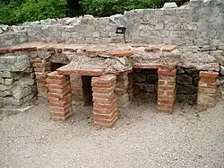 Un hypocauste des thermes