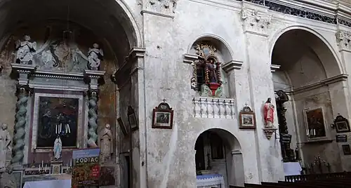 Côté nord de l'église