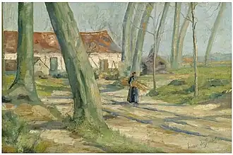 Valerius De Saedeleer,  Paysage à Lisseweghe