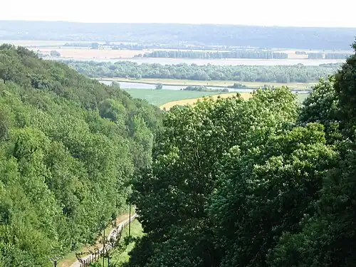 La vallée de la Seine à La Cerlangue.