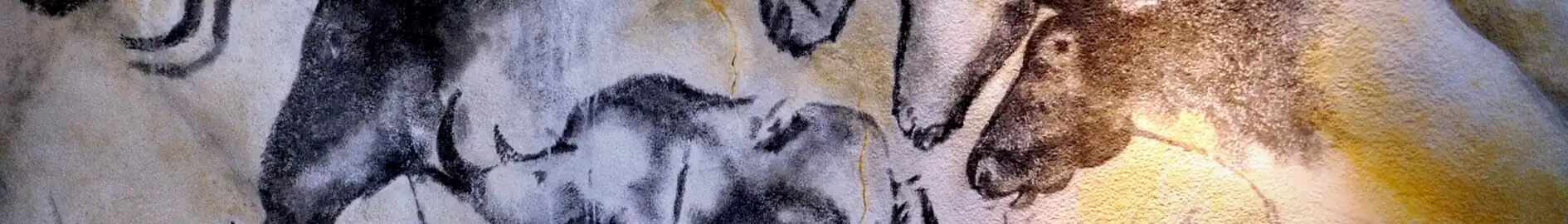 Fragment de la grotte Chauvet (vers 37&nbsp;000 à 33&nbsp;500 ans BP).