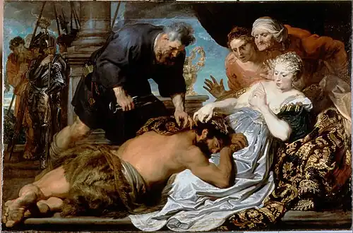 Samson et Dalila, 1618-1620par Antoine Van DyckDulwich Picture Gallery, Londres.