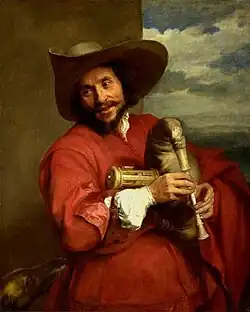 Portrait de François Langlois dit Chartres par Van Dyck, 1625-1635.