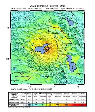 Image illustrative de l’article Séisme de 2011 dans la province de Van