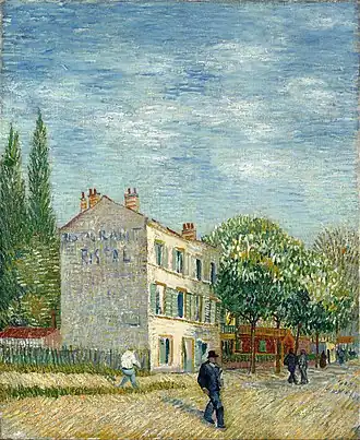 Vincent van Gogh, Le Restaurant Rispal à Asnières, 1887.