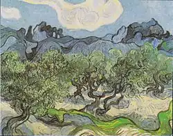 Oliviers dans les AlpillesVincent van Gogh, juin 1889.
