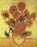 Vase avec quinze tournesols, sans date, Sompo Museum, Tokyo (Japon).