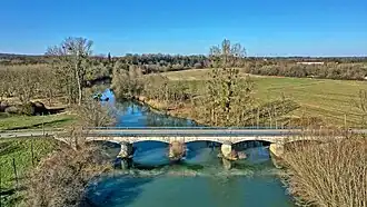 Le pont sur l'Ognon.