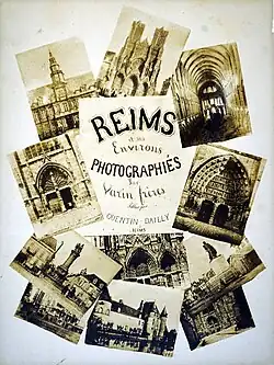 Reims et ses environs, couverture de l'album de photographies des frères Varin publié en 1894.