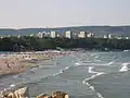 Une plage de la ville de Varna