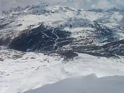 Vars depuis le pic de Chabrières.