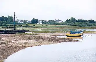 Une vasière de l'île d'Arz.