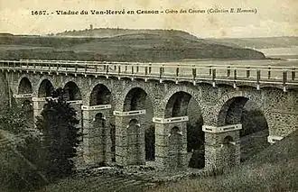 Le viaduc au début du XXe&nbsp;siècle