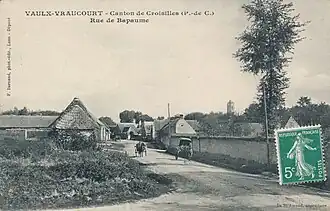 Carte postale du village avant 1914.
