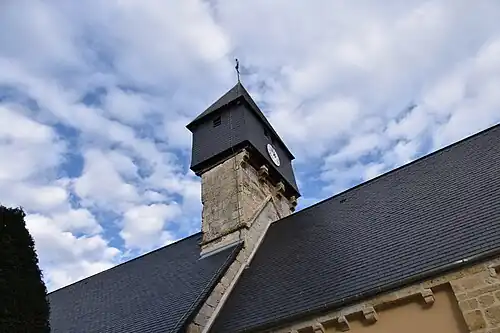 Le clocher de l'église.
