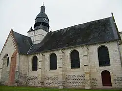 Côté nord de l'église