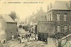 La rue de l'abreuvoir en 1907.